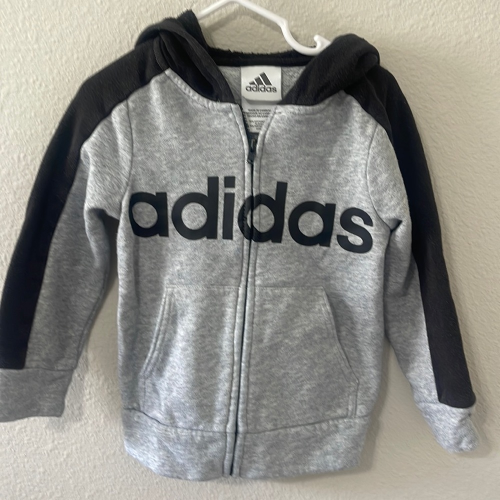 Adidas zip up hoodie - 3T